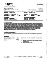 NURS 3020 - Clinical Techniques 3 - Laboratory