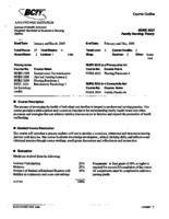 NURS 3033 - Family Nursing Theory