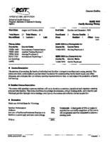 NURS 3033 - Family Nursing Theory