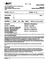 NURS 3034 - Nursing of Families Practicum
