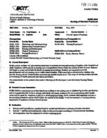 NURS 3034 - Nursing of Families Practicum