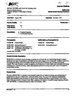 NURS 3038 - Mental Health Nursing Practicum