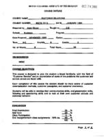 MKTG 1112 -  Customer Relations