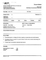 MKTG 4416 - Marketing Communications Internship