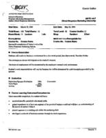 MKTG 4417 - Direct Response Marketing Internship
