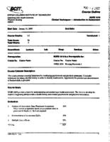 NURS 1019 - Clinical Techniques - Introduction to Assessment