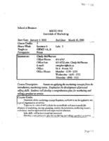 MKTG 1115 - Essentials of Marketing