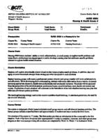 NURS 4000 - Nursing & Health Issues 4