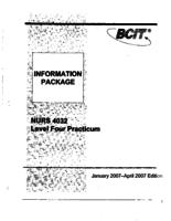 NURS 4032 - Nursing Practicum 4