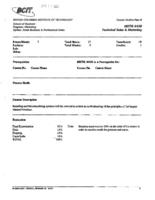 MKTG 4430 - Technical Sales & Marketing