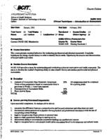 NURS 1019 - Clinical Techniques - Introduction to Assessment