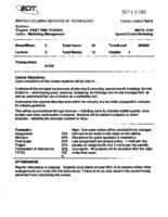 MKTG 1120 -Special Event Marketing