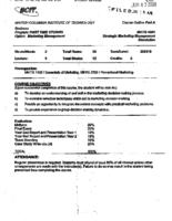 MKTG 4501 - Strategic Marketing Management Simulation