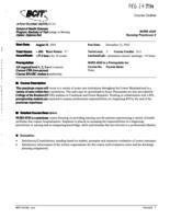 NURS 4530 - Nursing Practicum 5