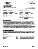 NURS 7050 - Communication for Effective Leadership and Management