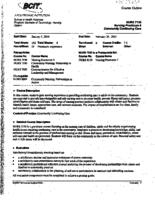 NURS 7130 - Nursing Practicum 6 Community Continuing Care