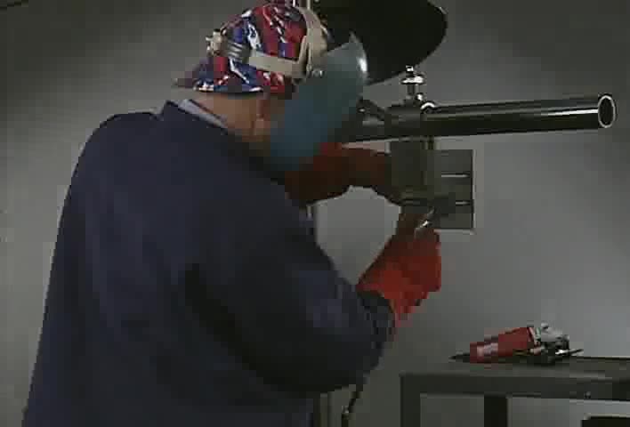 13. Square-groove weld, butt joint, horizontal position