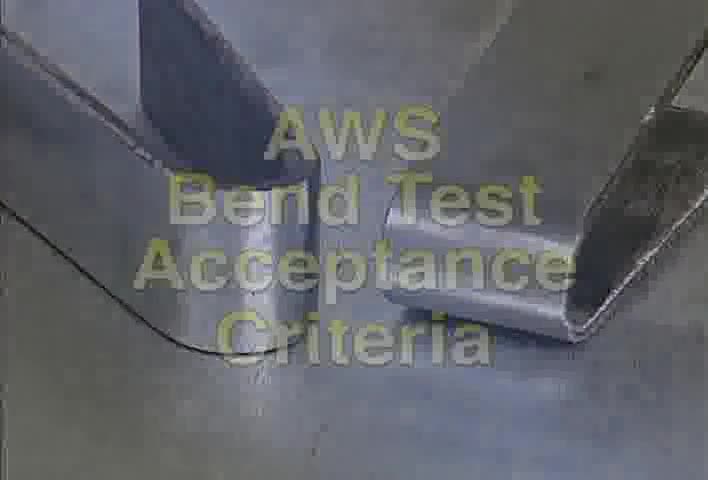 20. Square-groove weld, butt joint, vertical position, up, destructive test