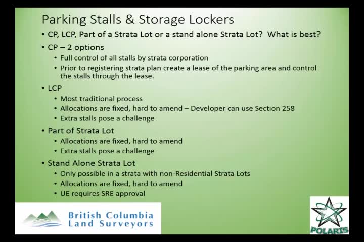 3-3 Parking stalls & storage lockers