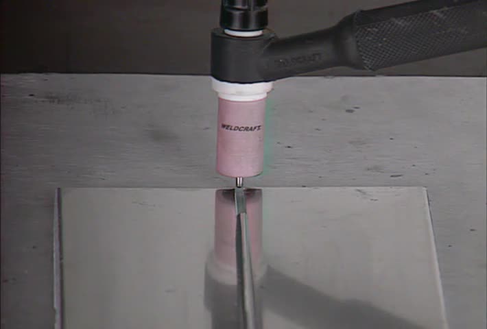 30. Square-groove weld, butt joint, flat position (aluminum)