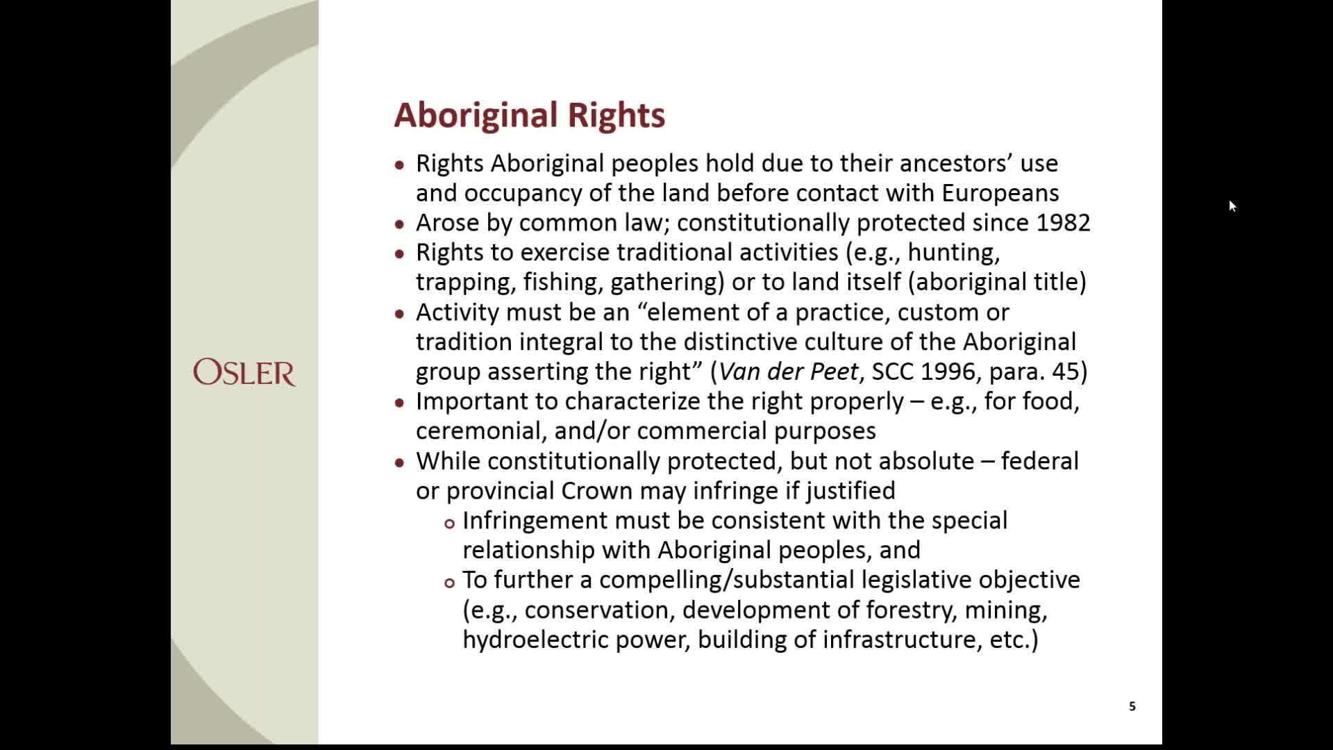 First Nations land issues