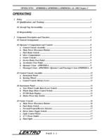 Owner's Manual:  Chapter 2 - Operating