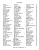 Company Index (Canadian Medical Devices Sourcebook 2022)