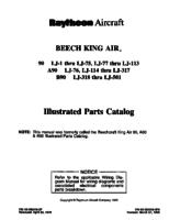 Illustrated parts catalog for Beech King Air 90, A90, and B90