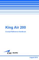 King Air 200 cockpit reference handbook