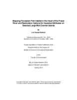 Mapping floodplain fish habitat in the heart of the Fraser River and restoration options for impacted attributes on selected large mid-channel islands
