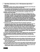 Chapter 02 Solutions: Observing the Sky