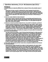 Chapter 14 Solutions: Cosmic Samples