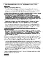 Chapter 16 Solutions: The Sun, a Nuclear Powerhouse