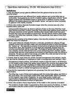 Chapter 28 Solutions: Evolution and Distribution of Galaxies