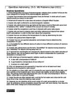 Chapter 05 Problems: Radiation and Spectra