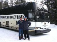 Recreation Land Mgmt. instructor Danny Catt & student Colin Bailey in Yellowstone National Park