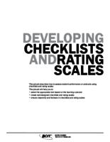 Developing Checklists and Rating Systems