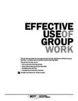 Effective Use of Group Work
