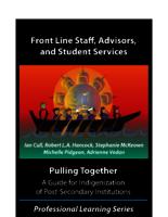 Pulling Together: A Guide for Front-Line Staff, Student Services, and Advisors