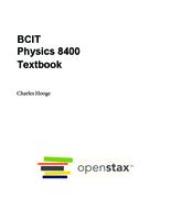 BCIT Physics 8400 Textbook