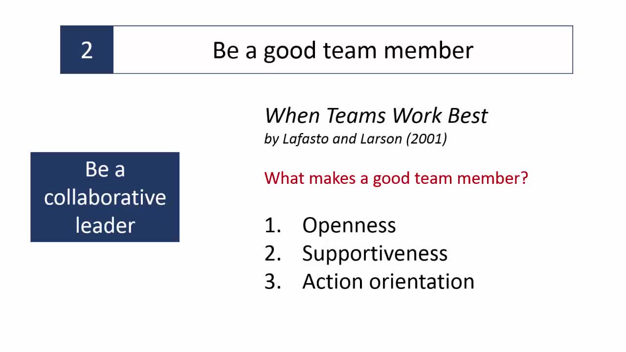 Teamwork - Part 2