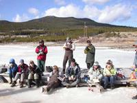 FWR students learning lake limnology study techniques