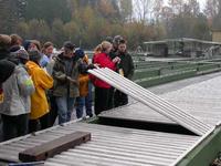 FWR students learning fish culture techniques at Chehalis Hatchery (alevin emerging from artificial redds)