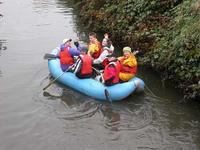 FWR students paddling & learning about urban streams along Still Creek