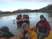 FWR students rafting on the Squamish River & assessing bald eagle numbers