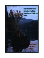 Hayward Lake Reservoir recreation area vegetation and wildlife use survey