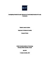 Investigating potential acoustic indicators for sound quality standard of ecocity frameworks