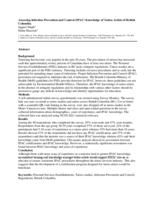 Assessing infection prevention and control (IPAC) knowledge of tattoo artists of British Columbia