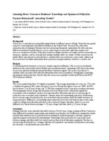 Assessing Metro Vancouver residents’ knowledge and opinions of psilocybin.