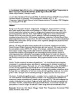 A correlational study of Escherichia Coli concentrations and coastal water temperatures in Metro Vancouver’s routine beach water quality reports from 2016-2022.